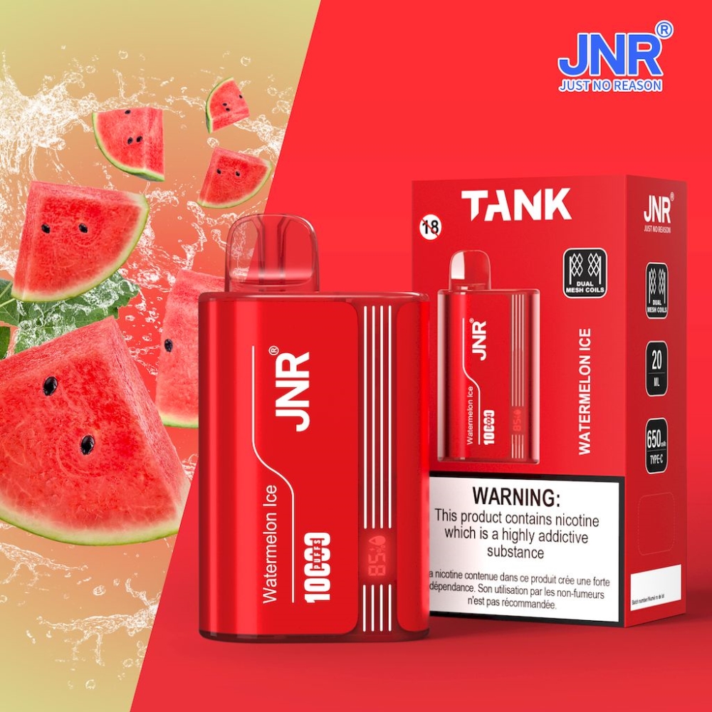 JNR Tank 10000 – Výkonný jednorázový vape s důrazem na kapacitu a chuť