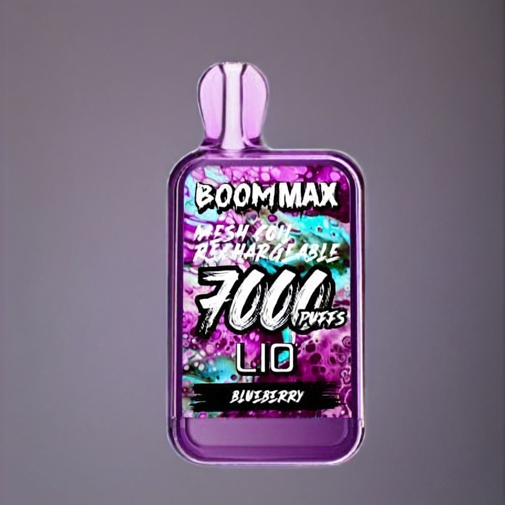 استمتع بتجربة تبخير فريدة مع جهاز LIO BOOM MAX 7000: التصميم المتطور والنكهة المميزة